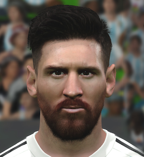 PES 2018 Faces Lionel Messi by Jonathan Facemaker
