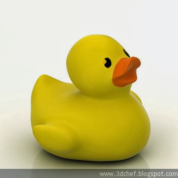 free 3d model rubber duck