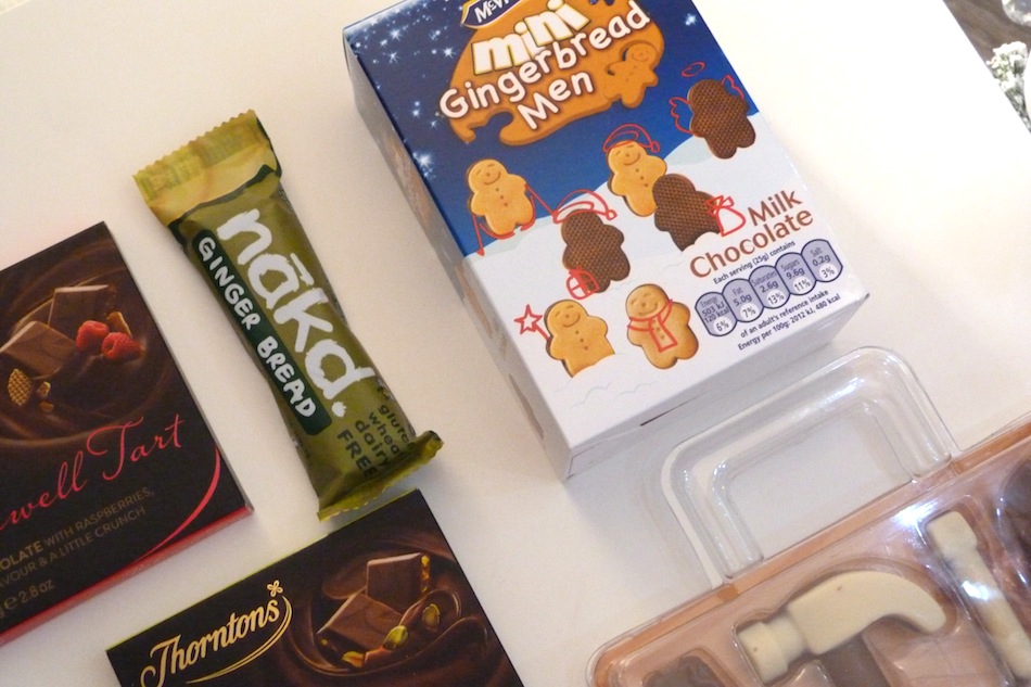 an image of food stocking fillers 2014