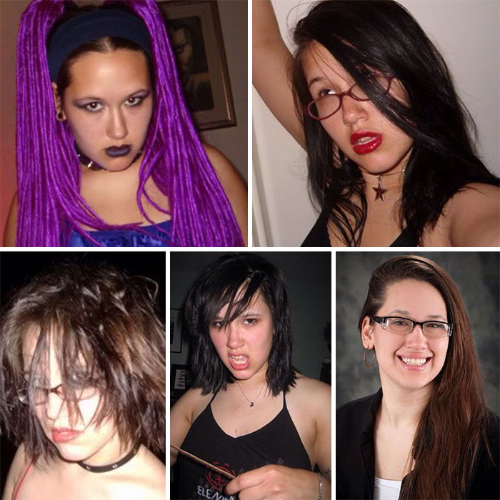 #8 Emo. Goth. Emo. Emo. Marketing Consultant - 10 Before & After Pics Of Rebellious Teenagers #8 Emo. Goth. Emo. Emo. Marketing Consultant - 10 Before & After Pics Of Rebellious Teenagers