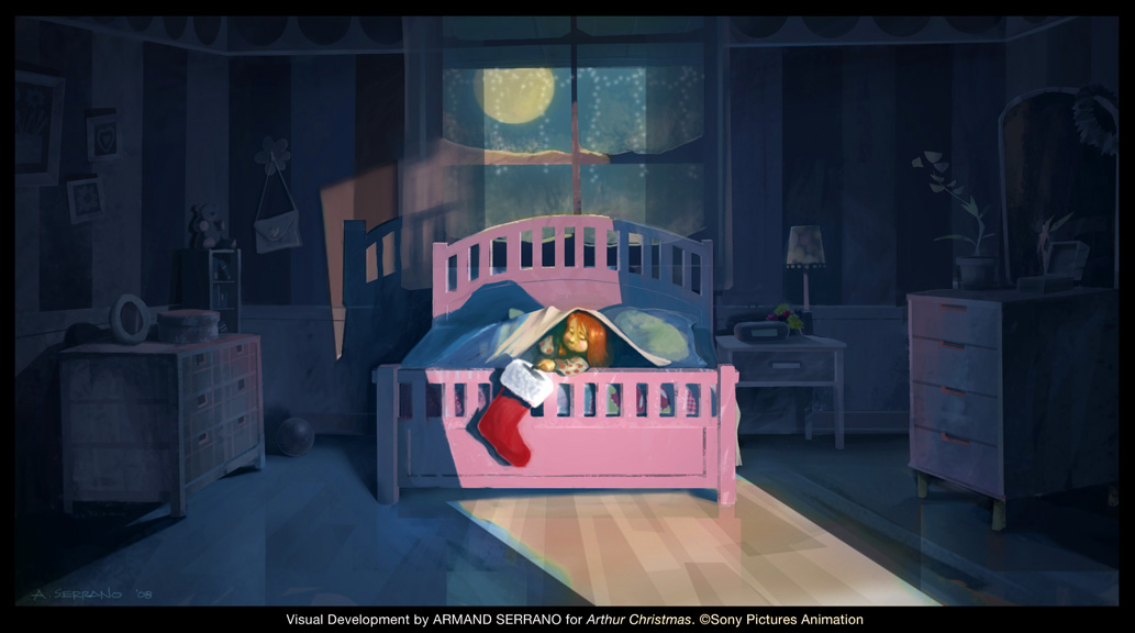 A R M A N D S E R R A N O: Arthur Christmas 1: Neighborhood/Bedroom