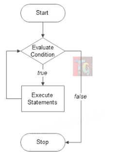 Flowchart of while loop Flowchart of while loop