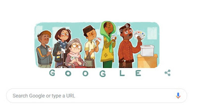 Search engine Google dengan tema Pemilu 2019 Search engine Google dengan tema Pemilu 2019