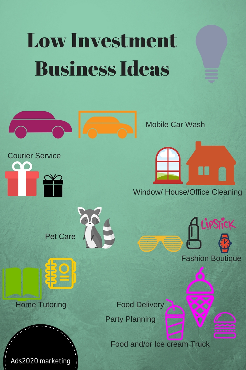 Therefore For These People We Have Some Really Cool Low Investment Business Ideas Which Can Get Them Regular Income And That Too In Good Figures