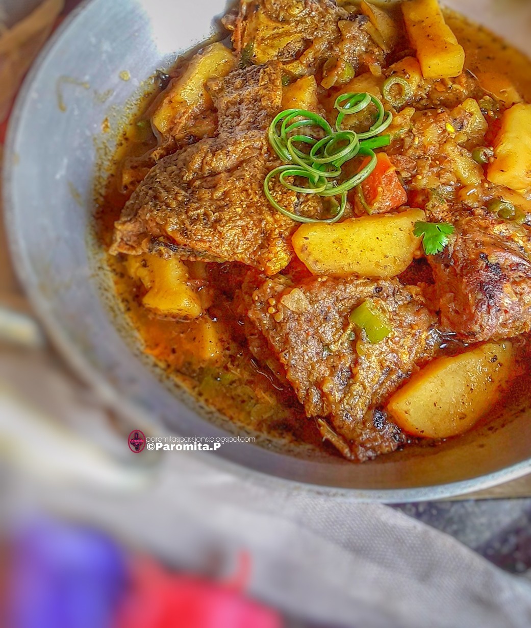 Tilapia Fish Potato Curry - Paromita's Passions