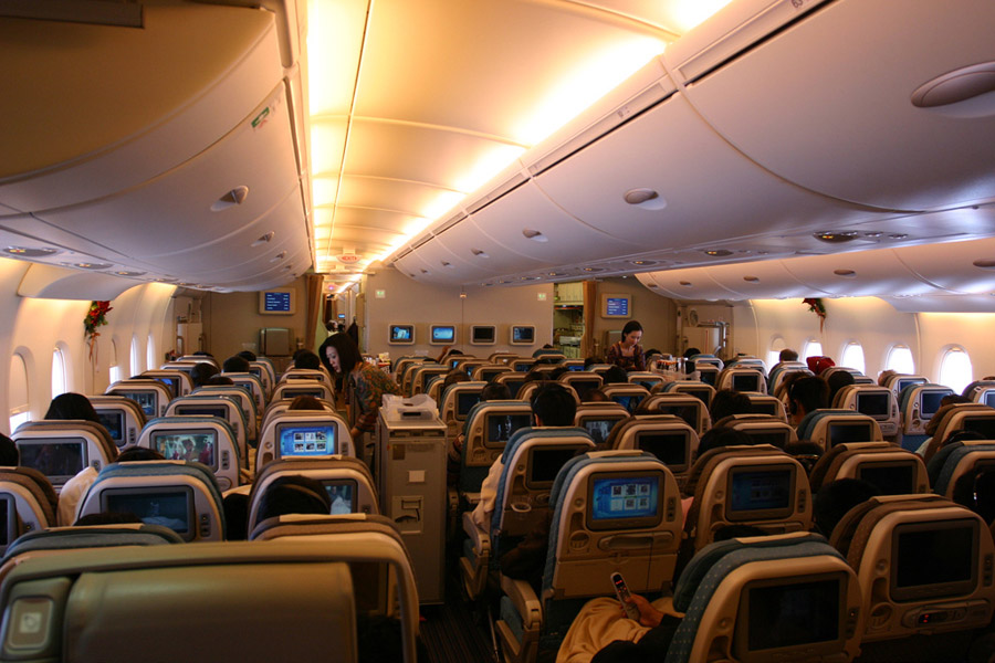 Airlines: Singapore Airlines interior