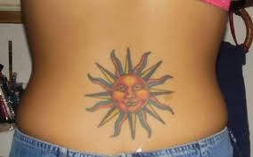 Imagens de Tatuagens Femininas de Sol