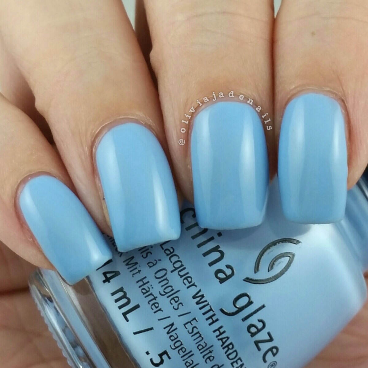 China Glaze Don't Be Shallow swatched by Olivia Jade Nails