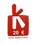 Kebonika premia tus donaciones con el sorteo de un vale trimestral de 20 euros!