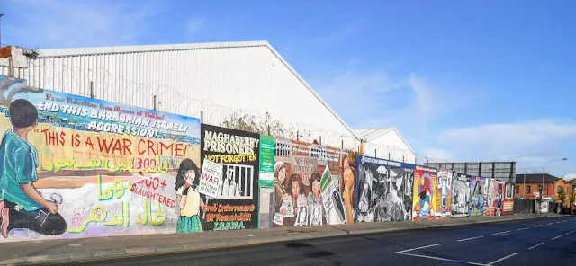 Why visit Belfast from Dublin: the political murals of Falls Road