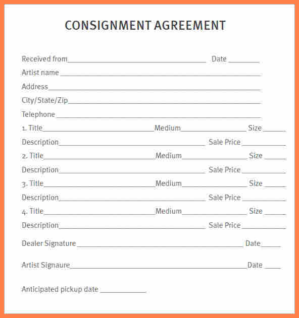 clothing consignment agreement template consignment agreement form templates excel template clothing consignment agreement template consignment agreement form templates excel template