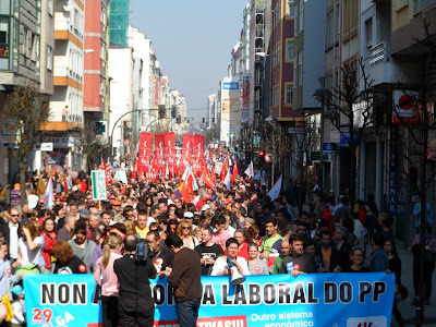 Manifestación en Lugo