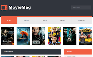 MovieMag - Blogger Template for movies
