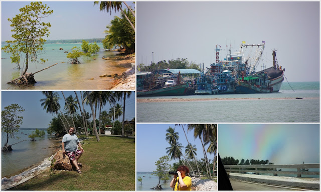 Bangsaphan, Ao bo thong lang, lecker essen in einer ruhigen Bucht, Bo thong lang tempel