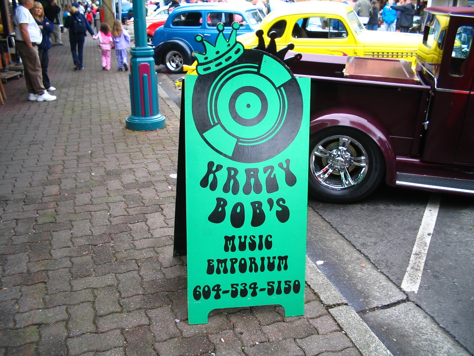 The World of JEK Krazy Bob's Sign