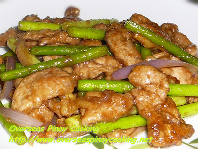 Strifried Pork with Garlic Stem Strifried Pork with Garlic Stem