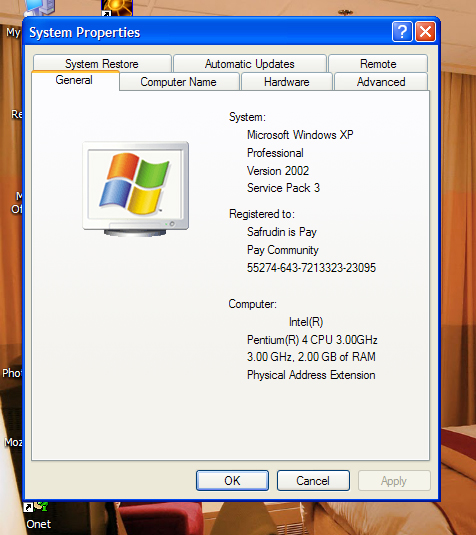 Merubah Windows Xp Sp2 Menjadi Sp3 Tanpa Install Ulang