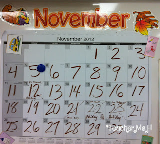 Easy to Use and Set Up Classroom Calendar