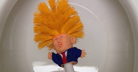 Original Donald Trump toilet brush