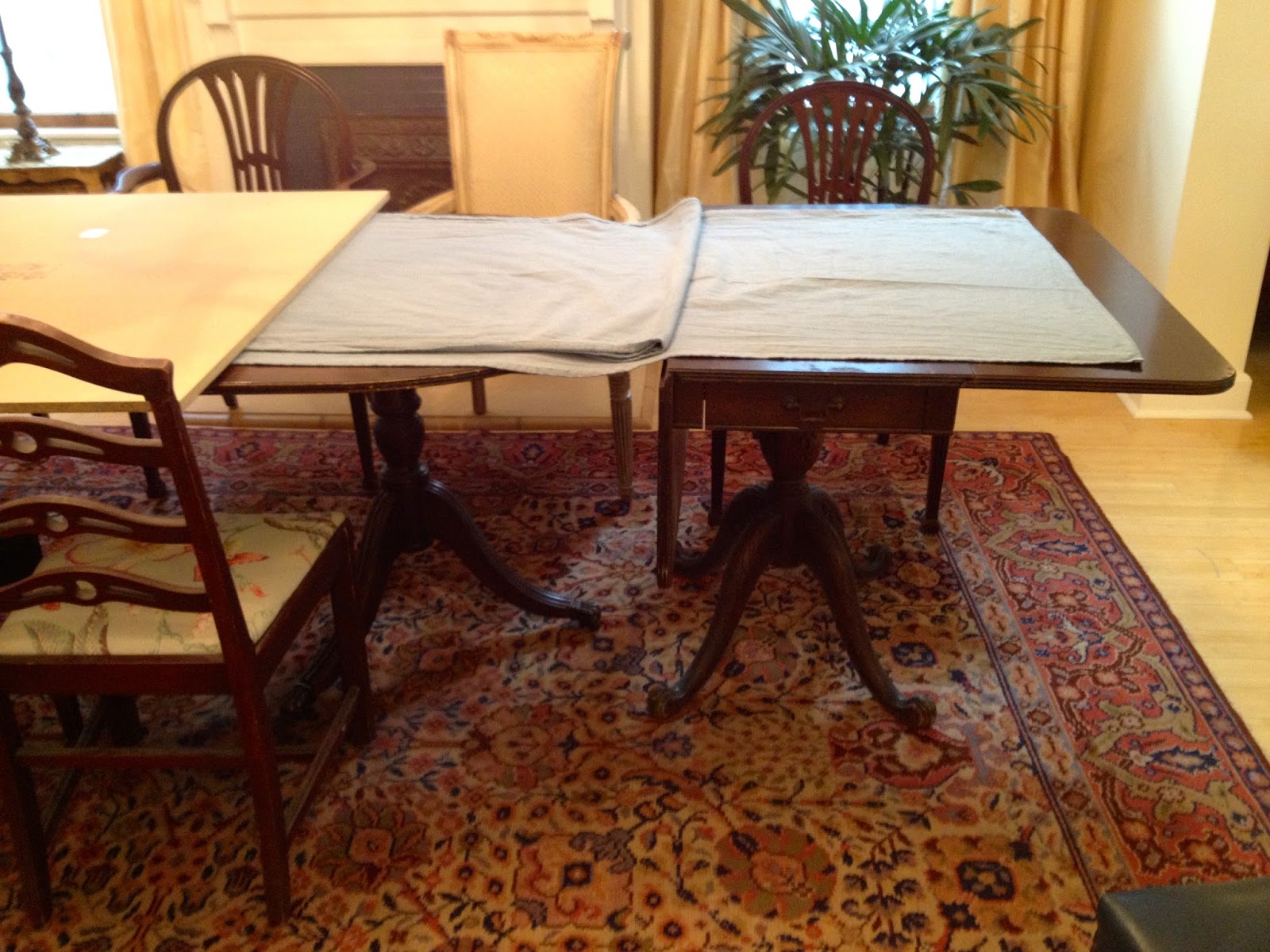 Mel & Liza DIY Entertaining Creating a Larger Dining Room Table