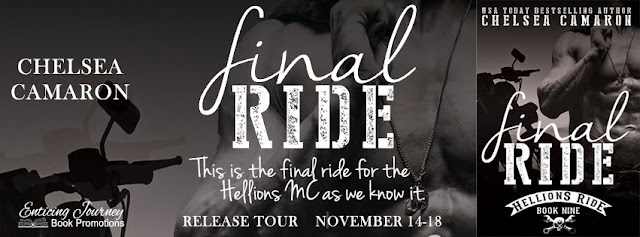 Final Ride by Chelsea Cameron Release Reviews + Giveaway