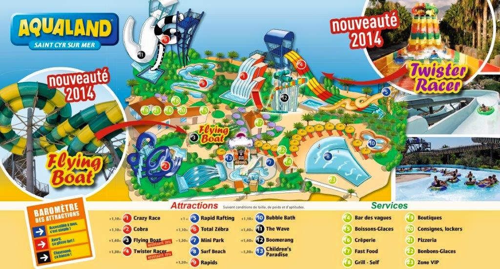 Aqualand St Cyr sur Mer démarre la saison 2014, avec l