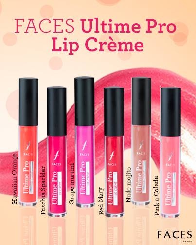 Faces Cosmetics Ultime Pro Lip Crème Launch