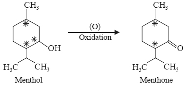 Chemical Structure Menthol 