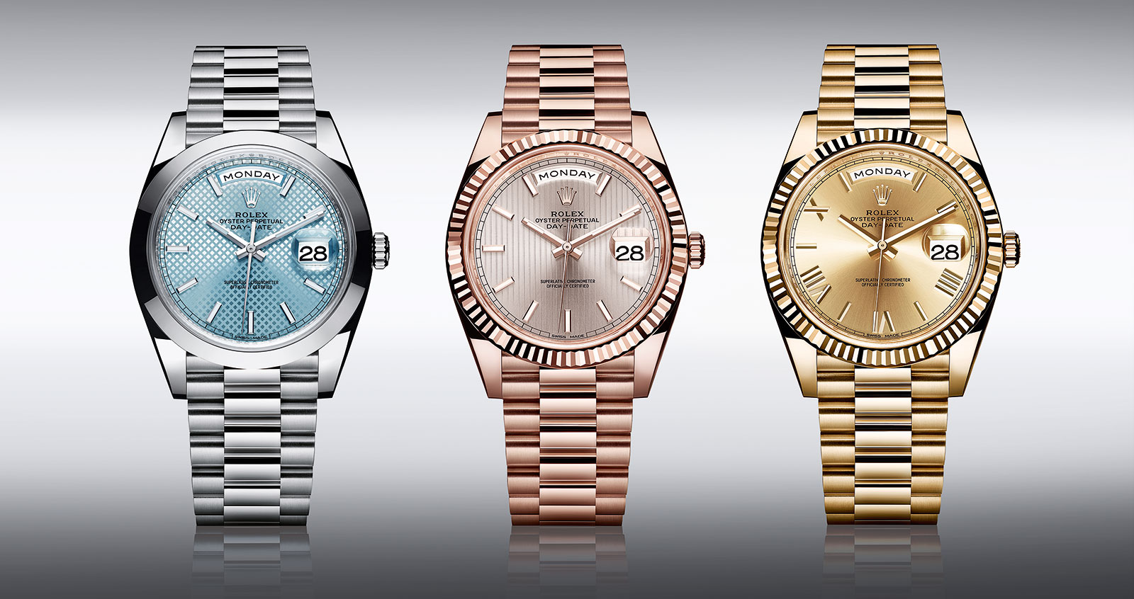 Introducing The Rolex Day-Date 40, The 40 mm President With A Brand ...