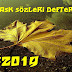 Güzel Aşk Sözleri Defteri 2019
