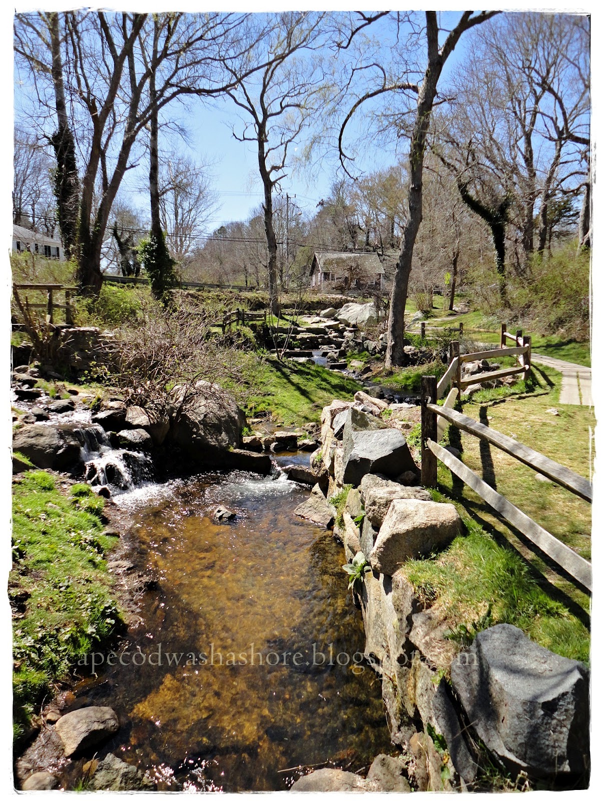 Cape Cod Washashore Stony Brook Grist Mill and Herring Run