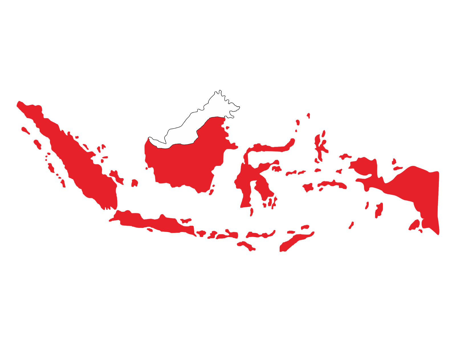 Indonesia Vector Map Peta Indonesia Vektor Png Transparent Cartoon | My ...