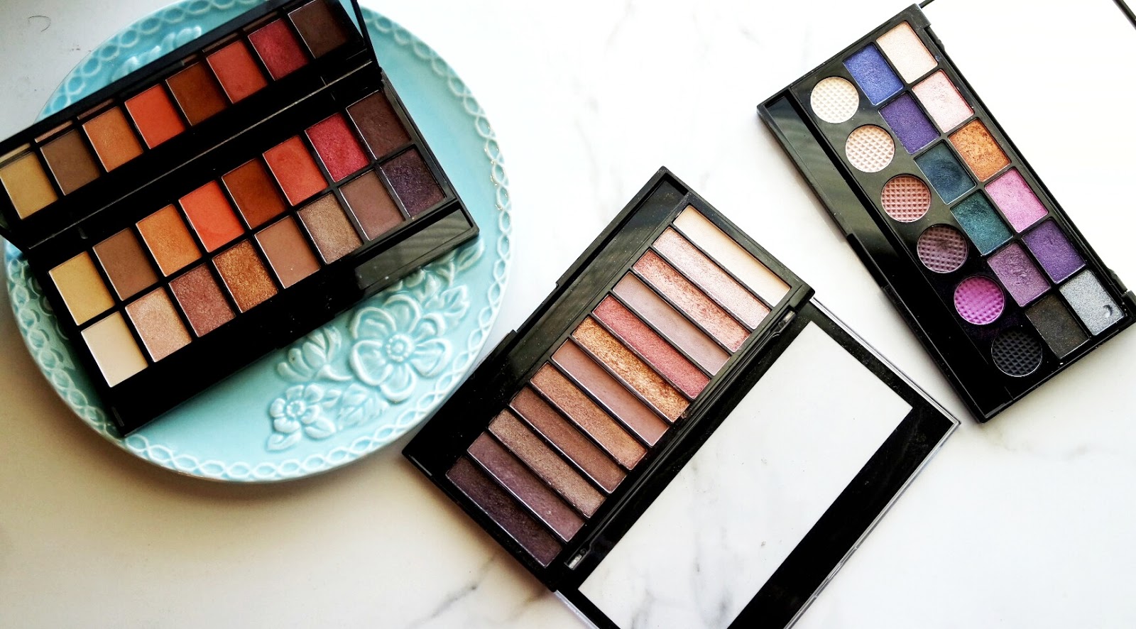 3 Makeup Revolution Eye Shadow Palettes to try in 2017 + Swatches 