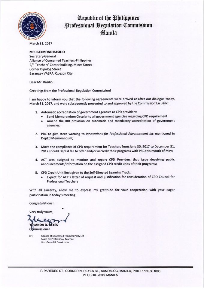 certification justification letter agreements on teachers continuing professional certification justification letter agreements on teachers continuing professional