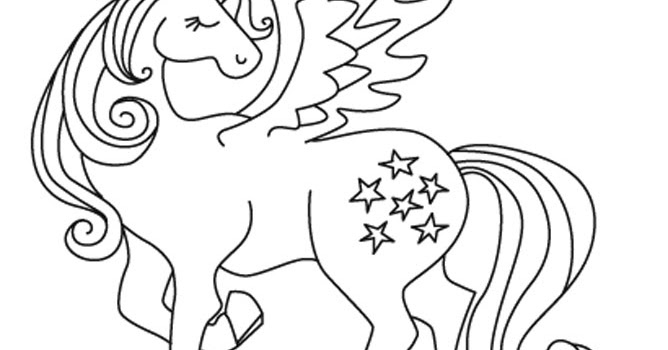 Huzat: Unicorn Coloring Pages