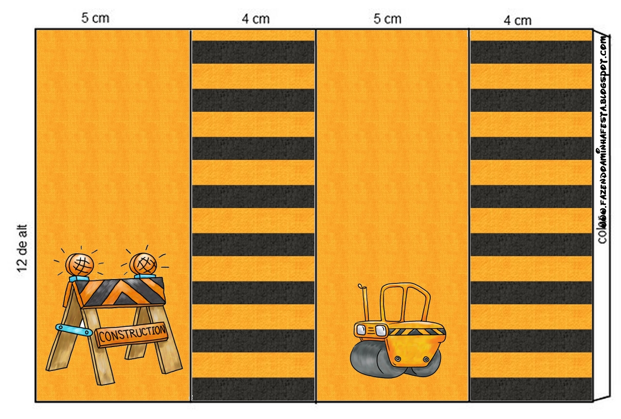 Free Printable Construction Party Labels