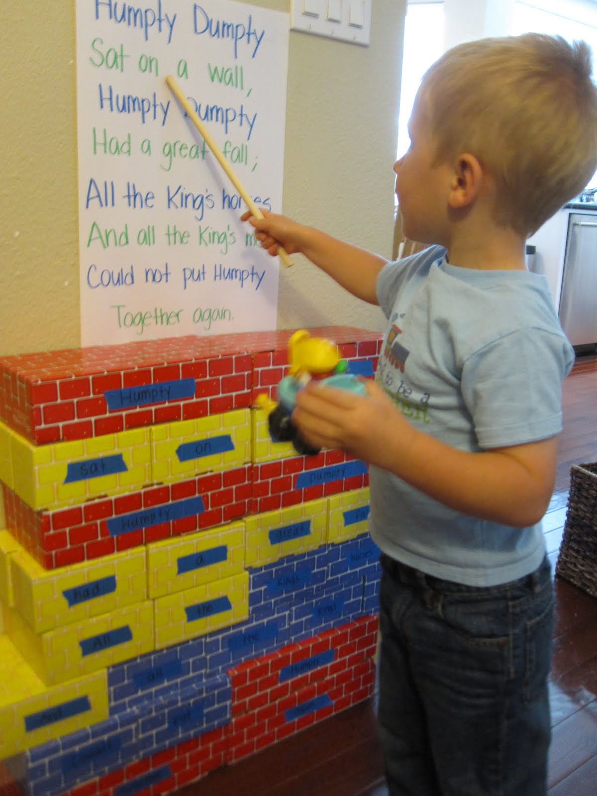 Toddler Approved! Nursery Rhyme Wall