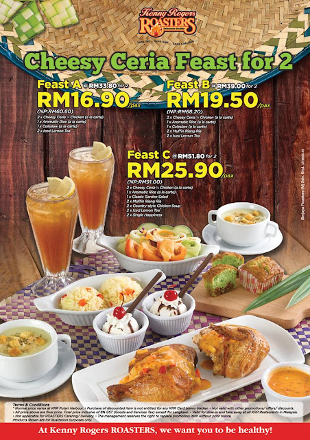 Kenny Rogers ROASTERS Malaysia Cheesy Ceria Feast