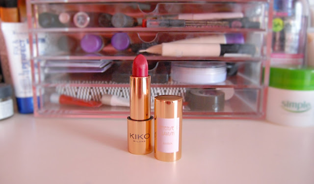 Kiko Intensely Lavish Lipstick Review and Swatches (Shade 04 Mild Sangria)