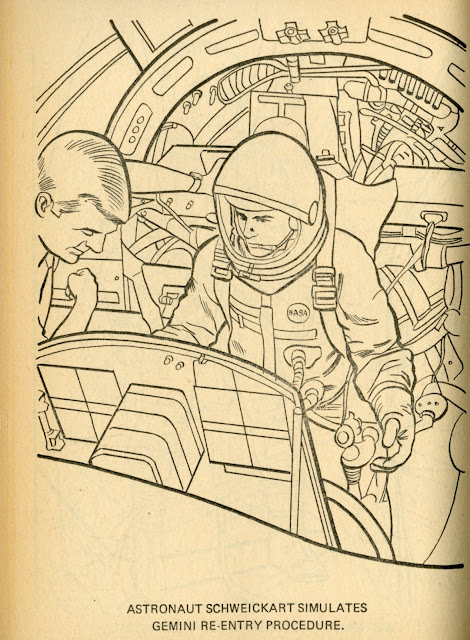 Dreams of Space - Books and Ephemera: We Land On The Moon Coloring Book ...