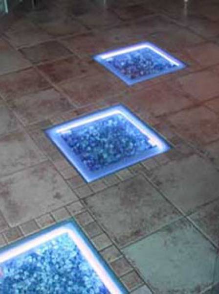 Unique River Stones &amp; Glass Floor Designs - Dwell Of Decor