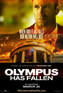 Olympus has Fallen Aaron Eckhart Poster