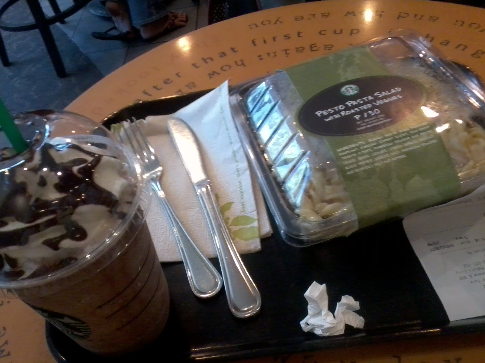 chefinthemaking STARBUCKS' PESTO PASTA SALAD