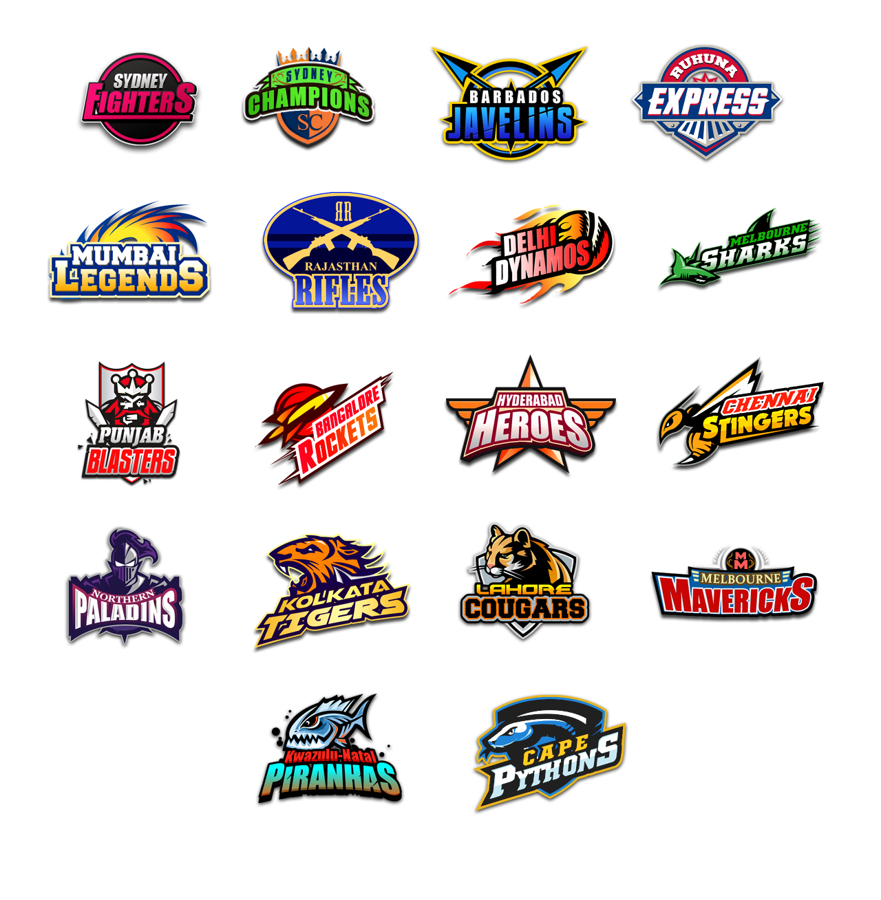 Cricket Team Names And Logos