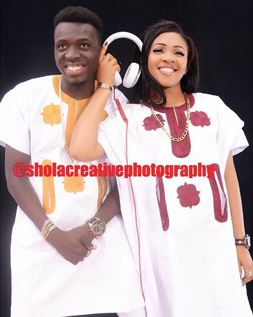 Pre-wedding photos of comedian Akpororo and fiancee