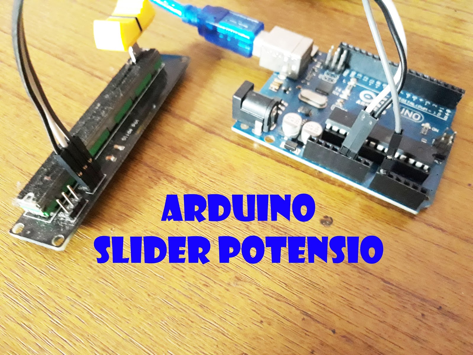 . Cara Mengakses Slide Pot (Slider Potensio) Menggunakan Arduino