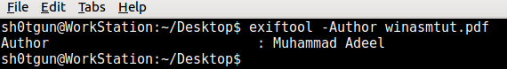 exiftool documentation pdf