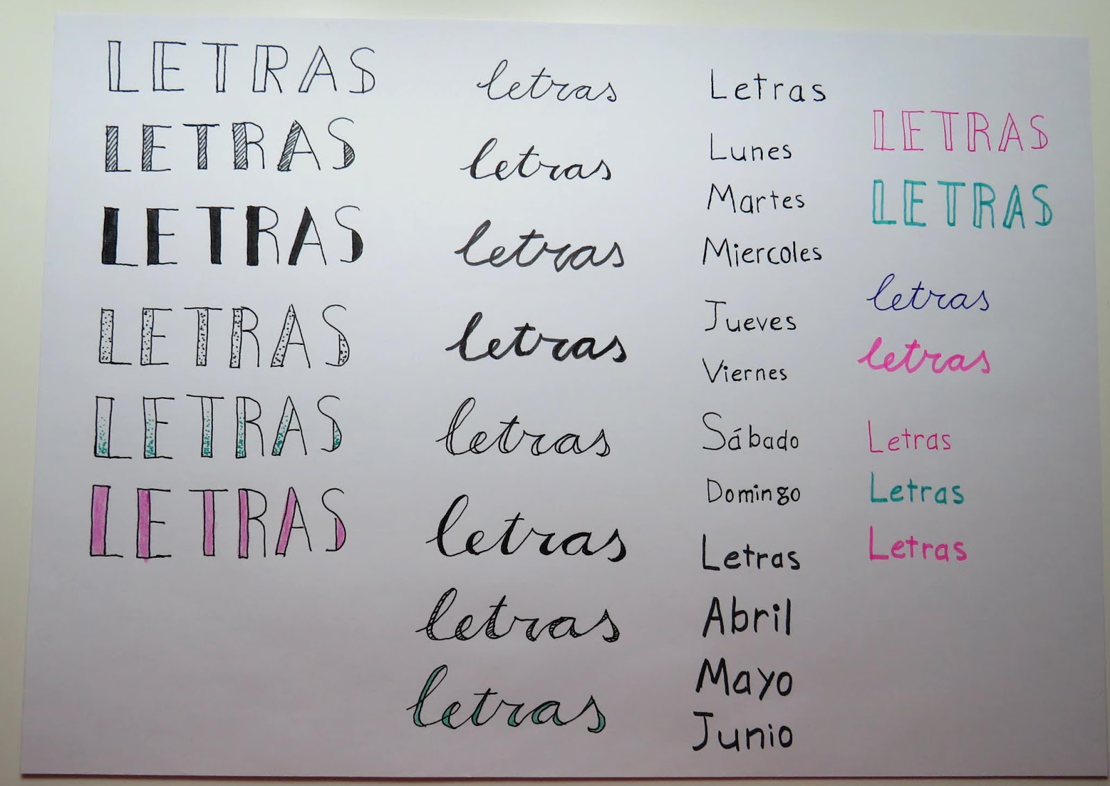 Letras bonitas para títulos fáciles - Alejandra Colomera | Acf Studio