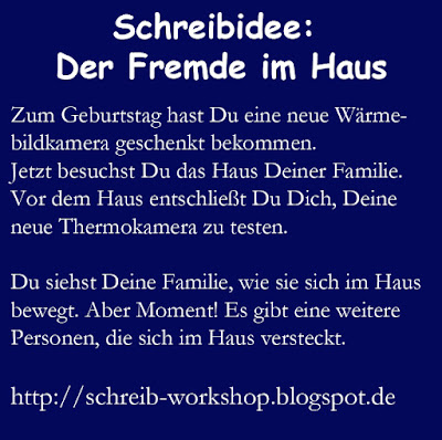 Schreibidee, Writing Prompt, Kreatives Schreiben