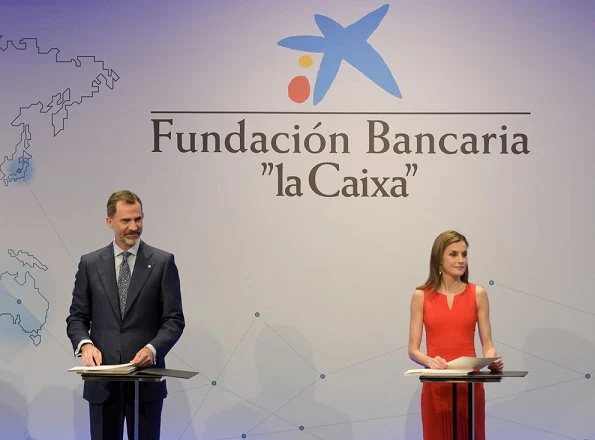 King Felipe and Queen Letizia presented the 'La Caixa' Scholarships with a ceremony held at the La Caixa headquarters in Barcelona